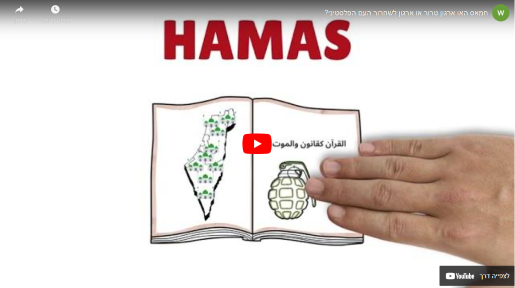 סרטון אנימציה של מיהו חמאס - תמונה
